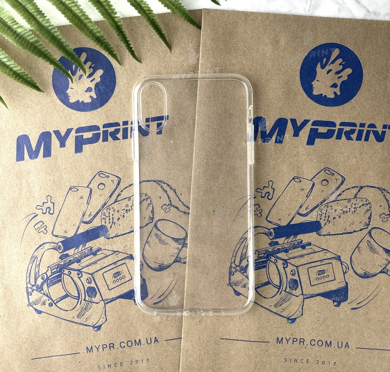 Чохол силіконовий для iPhone XS прозорий (2632) 