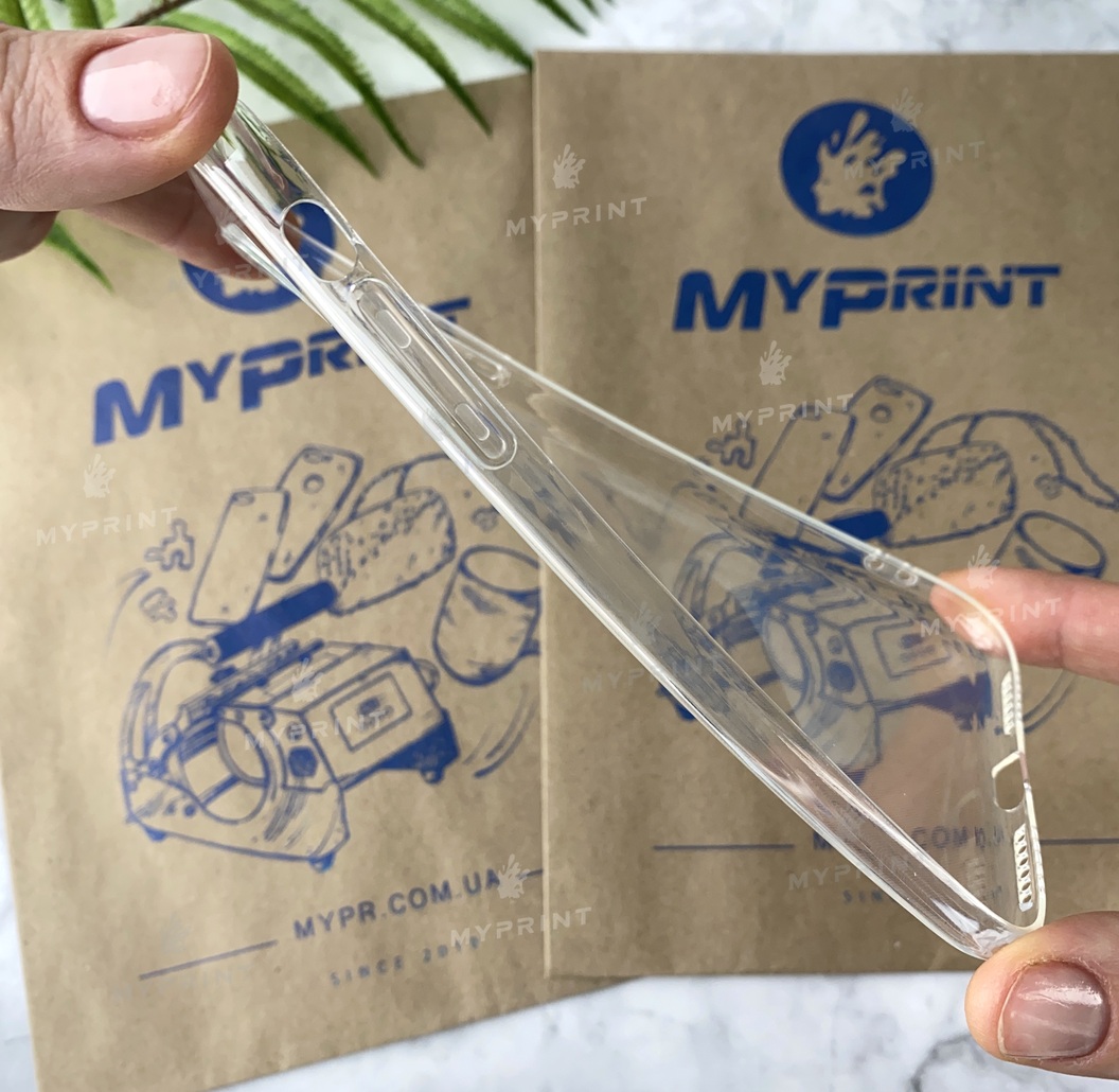 Transparent silicone case for iPhone 11 (5660) - фото 3 Transparent silicone case for iPhone 11 (5660) - фото 3 - Covers for UV printing