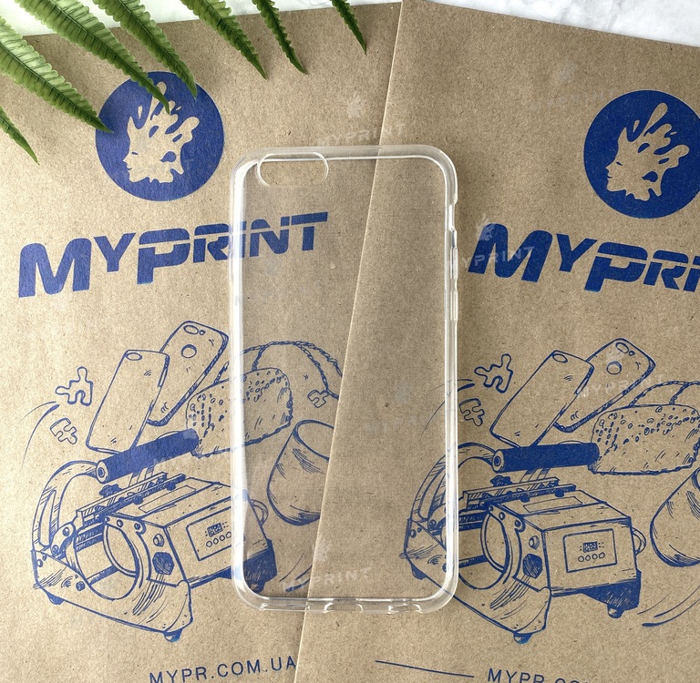 Transparent silicone case for iPhone 6 / 6S (4476) 