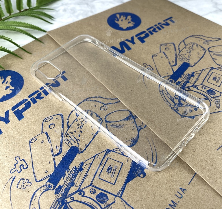 Transparent silicone case for iPhone X (4494) 