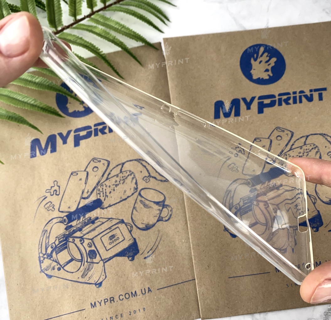 Чохол силіконовий для Sony Xperia C5 Ultra прозорий (1998) - фото 3 Чохол силіконовий для Sony Xperia C5 Ultra прозорий (1998) - фото 3 - Чохли для УФ друку