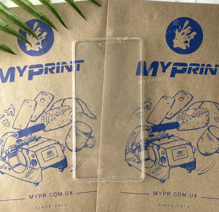 Чохол силіконовий для Sony Xperia M5 прозорий (2000)  Чохол силіконовий для Sony Xperia M5 прозорий (2000)