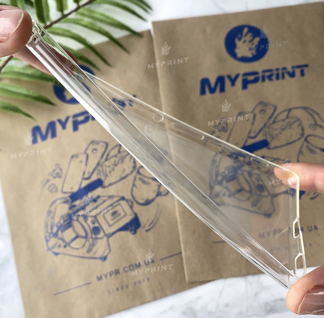 Чохол силіконовий для Sony Xperia M5 прозорий (2000) - фото 3 Чохол силіконовий для Sony Xperia M5 прозорий (2000) - фото 3 - Чохли для УФ друку