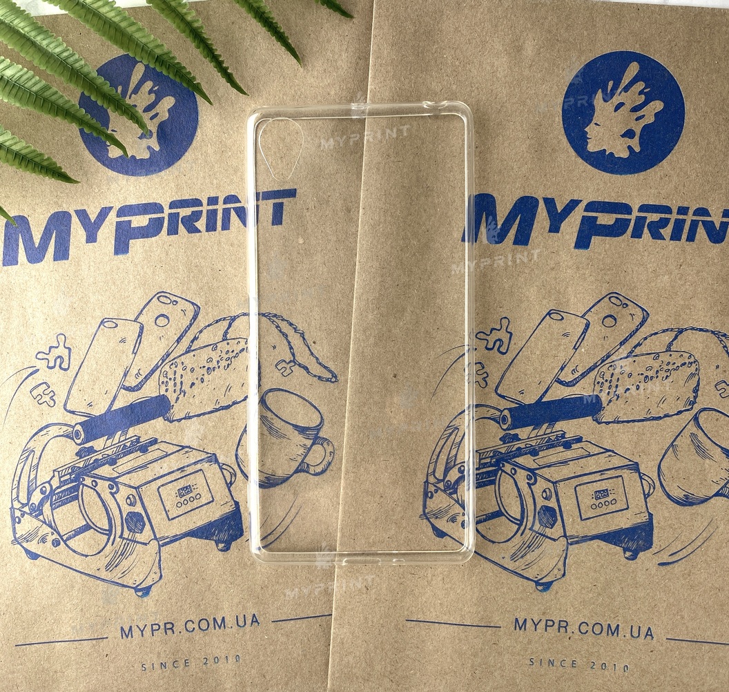 Чохол силіконовий для Sony Xperia X прозорий (2001) - фото 1 - Чохли для УФ друку