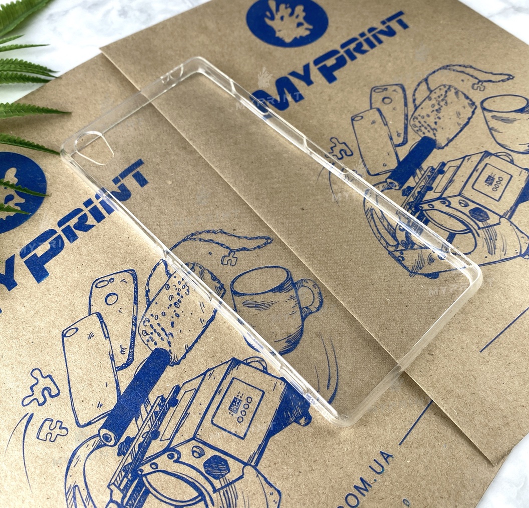 Чохол силіконовий для Sony Xperia Z3 прозорий (2005) - фото 2 Чохол силіконовий для Sony Xperia Z3 прозорий (2005) - фото 2 - Чохли для УФ друку