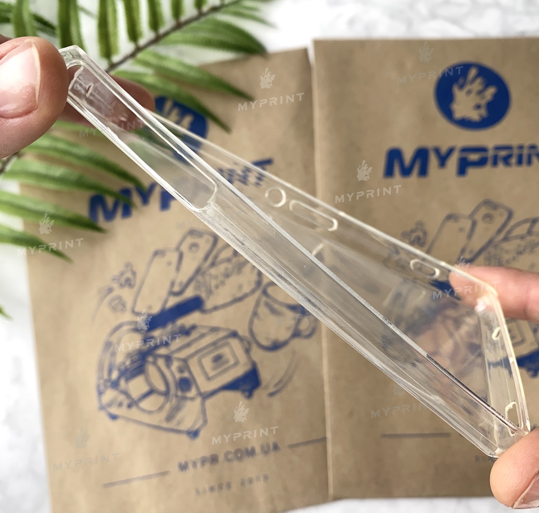 Чохол силіконовий для Sony Xperia Z3 mini прозорий (2006) - фото 3 - Чохли для УФ друку