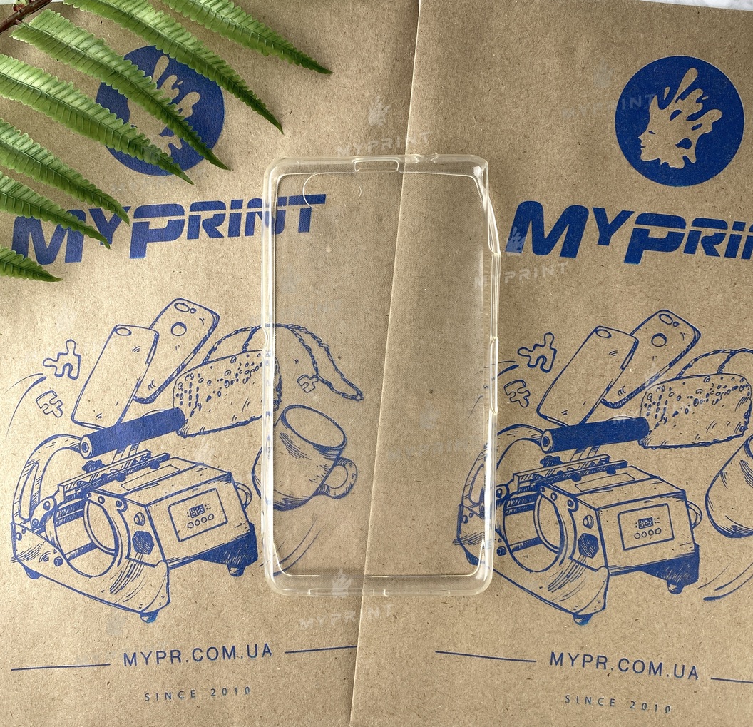 Чохол силіконовий для Sony Xperia Z1 mini прозорий (2112) - фото 1 - Чохли для УФ друку