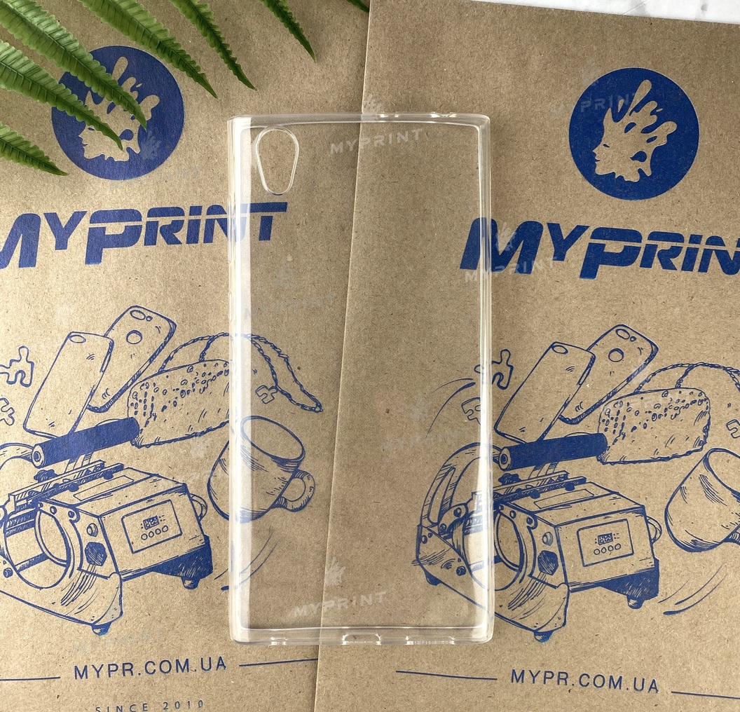 Чохол силіконовий для Sony Xperia L1 прозорий (2315) - фото 1 - Чохли для УФ друку