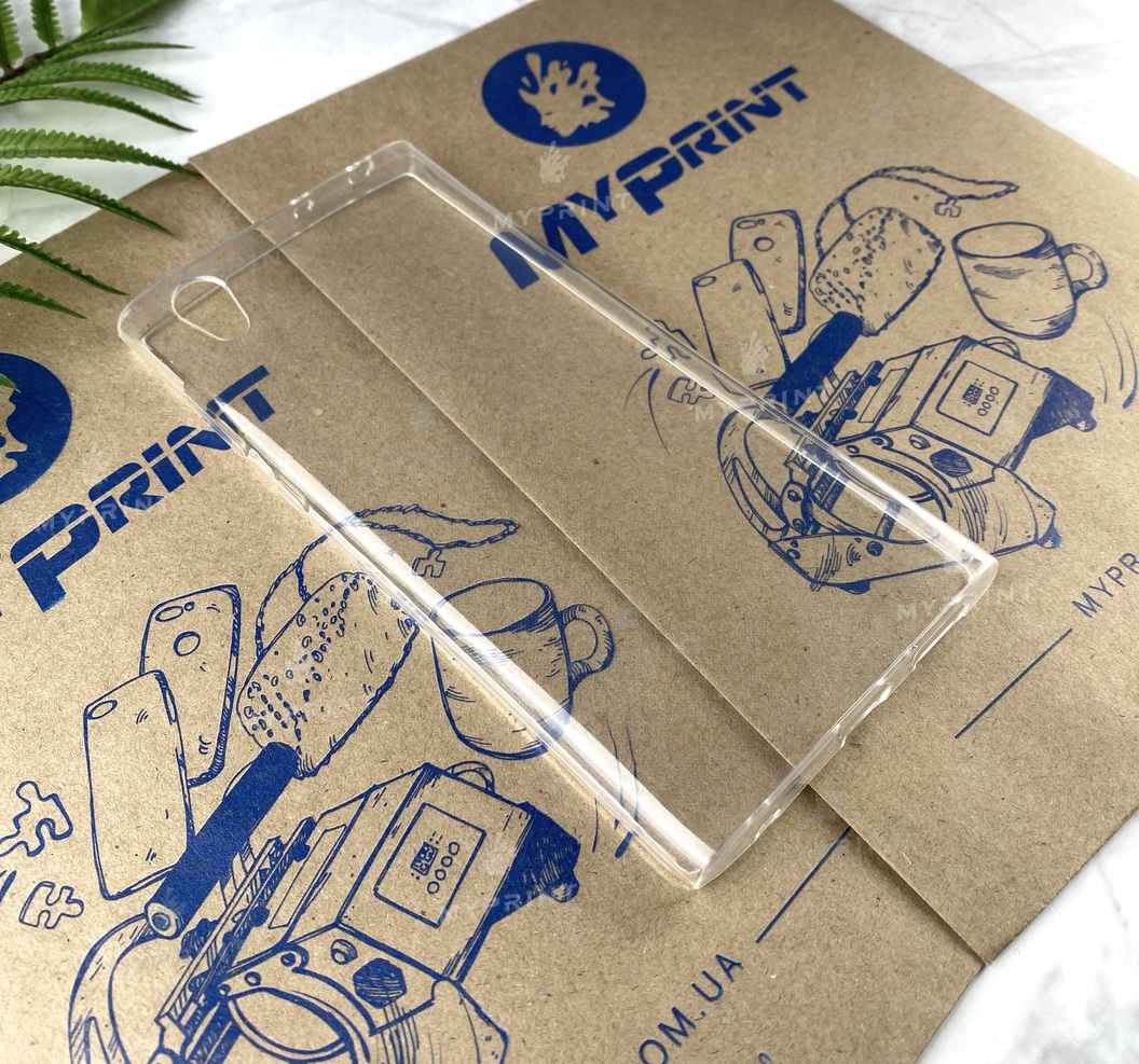 Чохол силіконовий для Sony Xperia L1 прозорий (2315) - фото 2 - Чохли для УФ друку