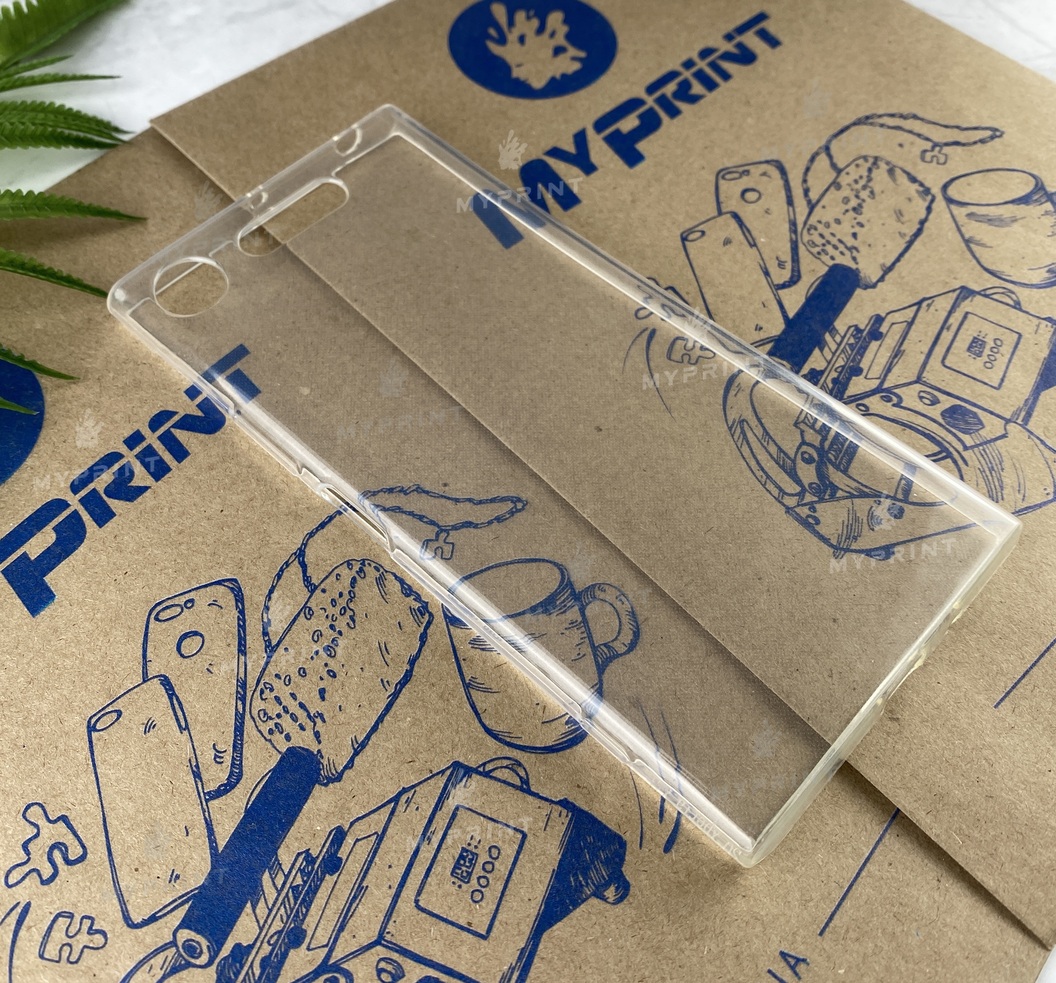 Чохол силіконовий для Sony Xperia XZ1 G8342 прозорий (2318) - фото 2 Чохол силіконовий для Sony Xperia XZ1 G8342 прозорий (2318) - фото 2 - Чохли для УФ друку