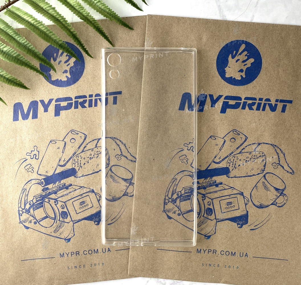 Чохол силіконовий для Sony Xperia XA1 Ultra прозорий (2384) - фото 1 Чохол силіконовий для Sony Xperia XA1 Ultra прозорий (2384) - фото 1 - Чохли для УФ друку