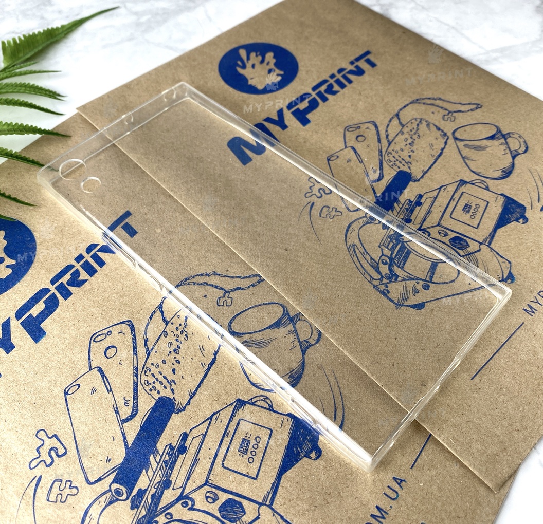 Чохол силіконовий для Sony Xperia XA1 Ultra прозорий (2384) - фото 2 Чохол силіконовий для Sony Xperia XA1 Ultra прозорий (2384) - фото 2 - Чохли для УФ друку