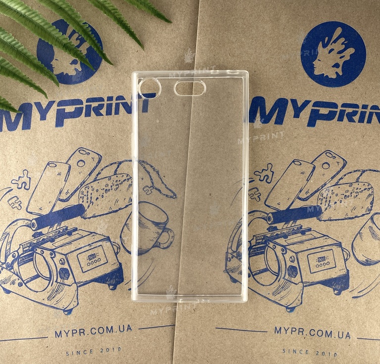 Чохол силіконовий для Sony Xperia XZ1 Compact G8441 прозорий (2387)  Чохол силіконовий для Sony Xperia XZ1 Compact G8441 прозорий (2387)