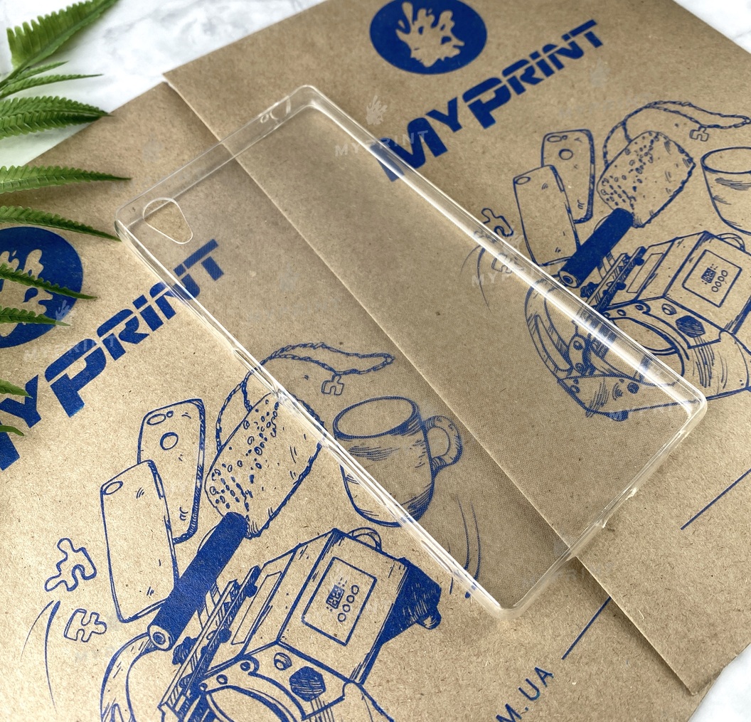 Чохол силіконовий для Sony Xperia Z5 прозорий (2388) - фото 2 - Чохли для УФ друку