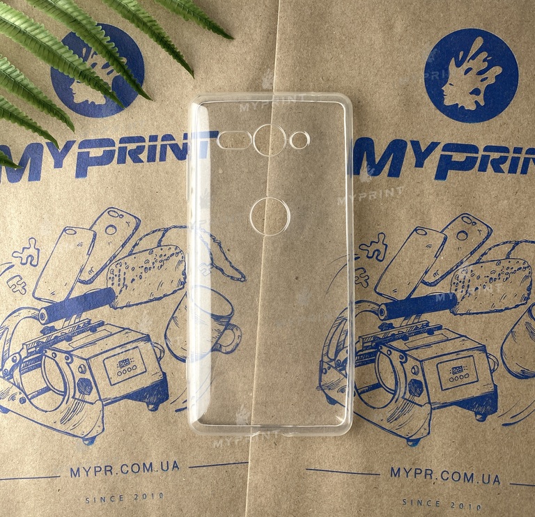 Чохол силіконовий для Sony Xperia XZ2 Compact прозорий (2623)  Чохол силіконовий для Sony Xperia XZ2 Compact прозорий (2623)