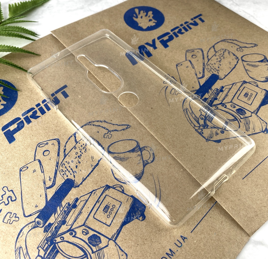 Чохол силіконовий для Sony Xperia XZ2 Premium прозорий (2624) - фото 2 - Чохли для УФ друку