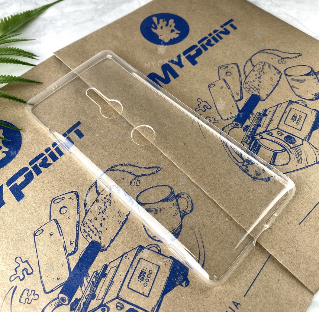 Чохол силіконовий для Sony Xperia XZ3 прозорий (2625) - фото 2 - Чохли для УФ друку