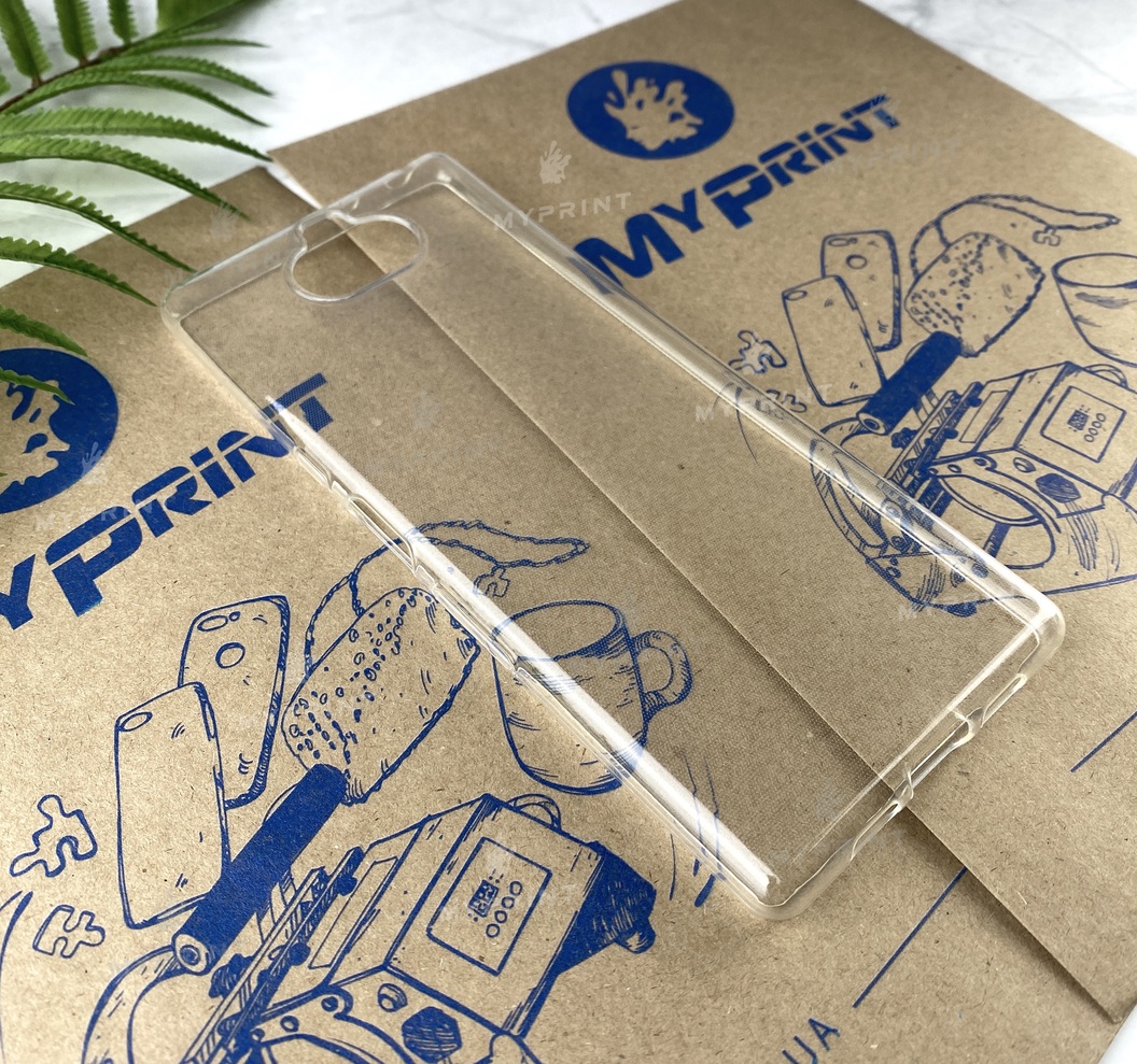 Чохол силіконовий для Sony Xperia 10 / XA3 прозорий (2875) - фото 2 Чохол силіконовий для Sony Xperia 10 / XA3 прозорий (2875) - фото 2 - Чохли для УФ друку