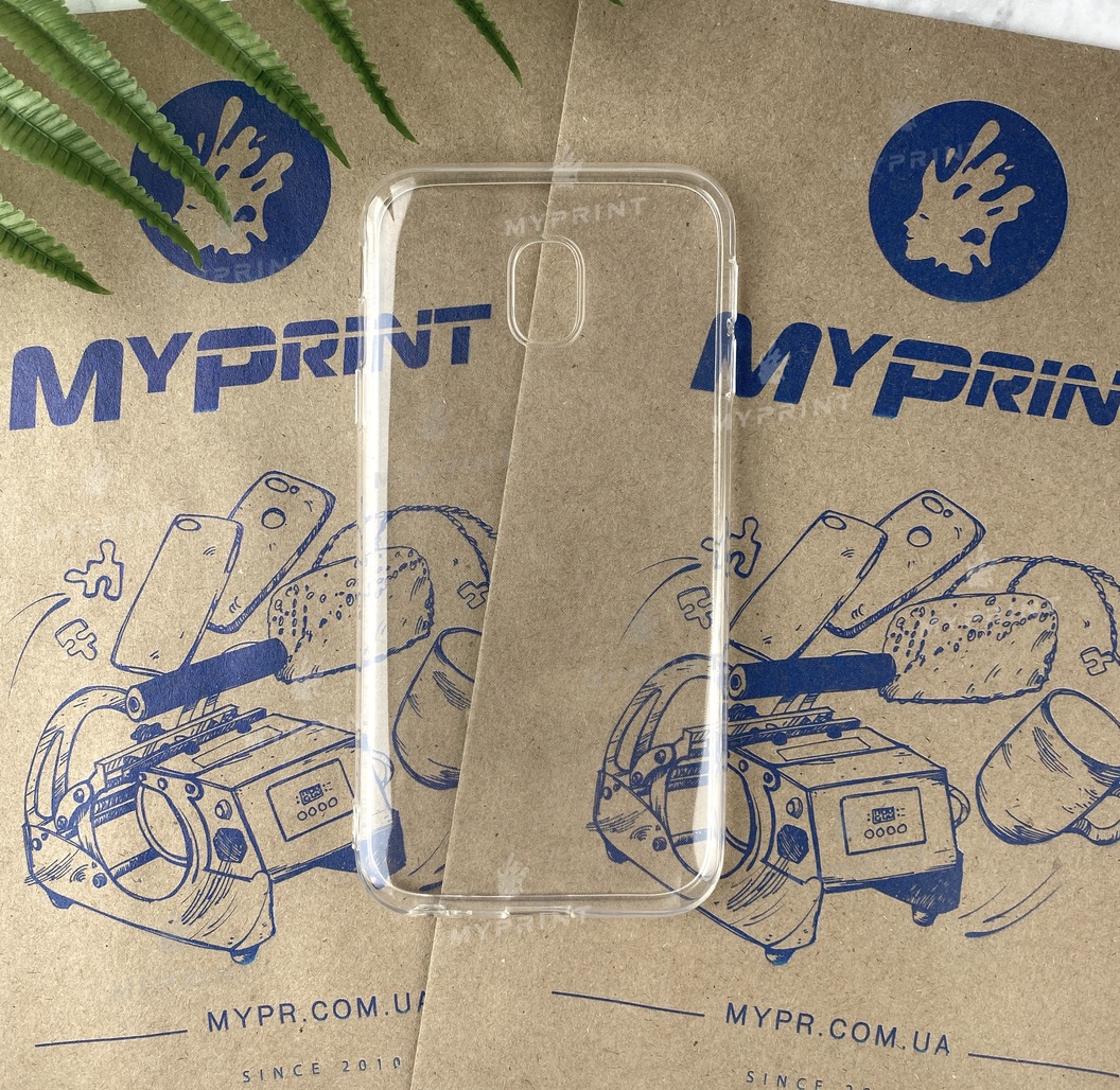 Чохол силіконовий для Samsung J330 прозорий (4905) - фото 1 - Чохли для УФ друку