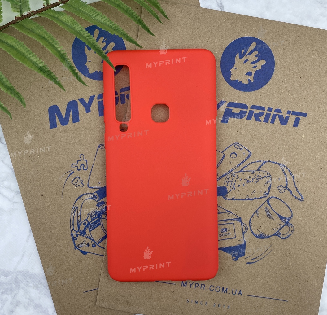 Чехол силиконовый для Samsung A9 2018 красный (4882) - фото 1 Чехол силиконовый для Samsung A9 2018 красный (4882) - фото 1 - Чехлы для УФ печати