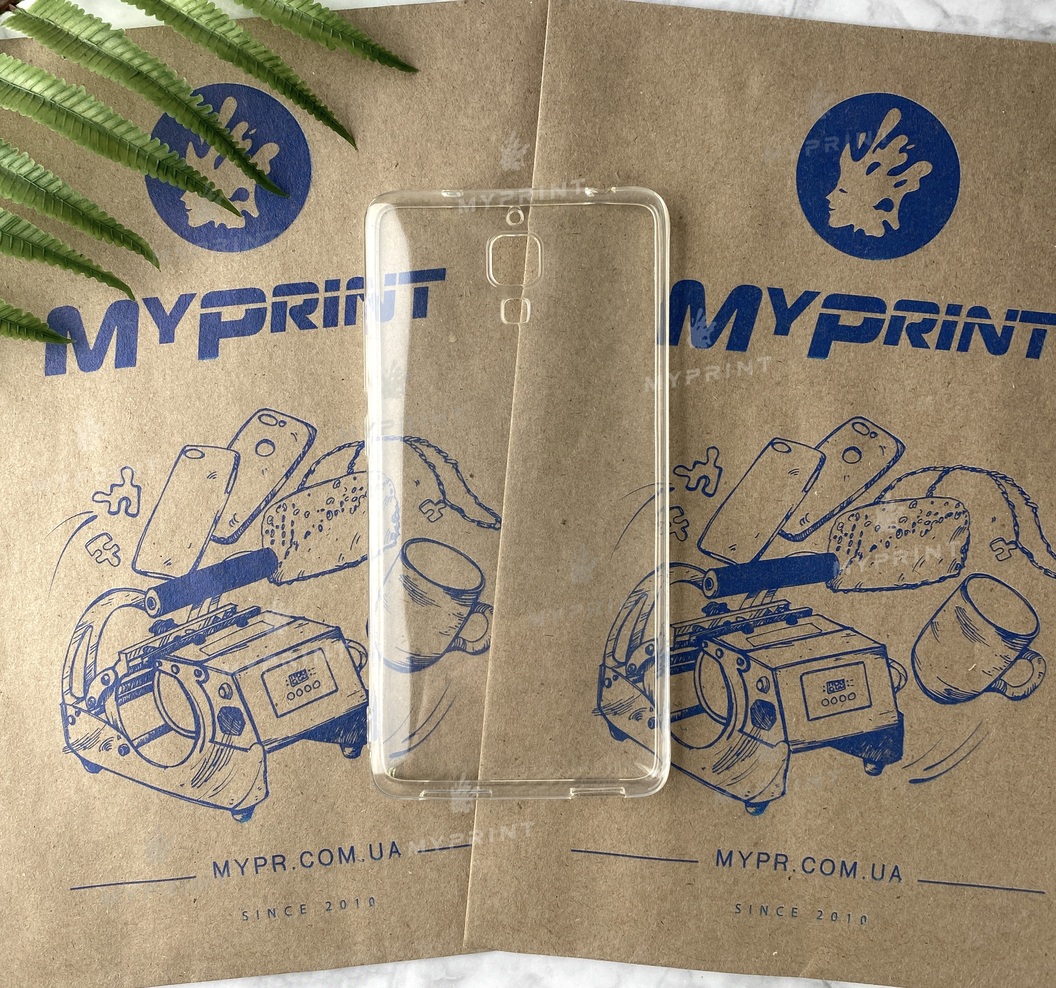Чохол силіконовий для Xiaomi MI4 прозорий (2007) - фото 1 Чохол силіконовий для Xiaomi MI4 прозорий (2007) - фото 1 - Чохли для УФ друку