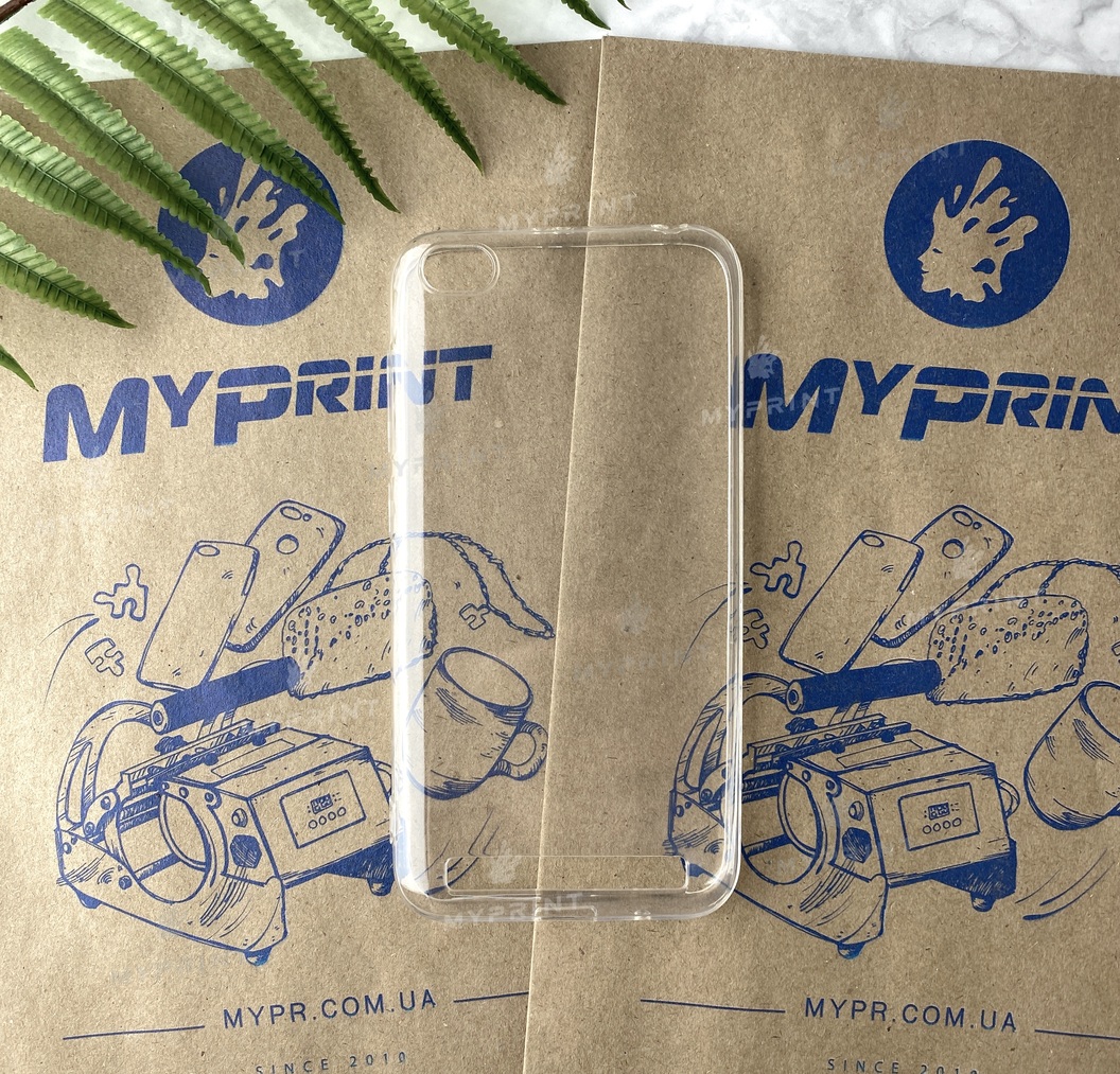 Чохол силіконовий для Xiaomi Redmi 5a прозорий (5125) - фото 1 - Чохли для УФ друку