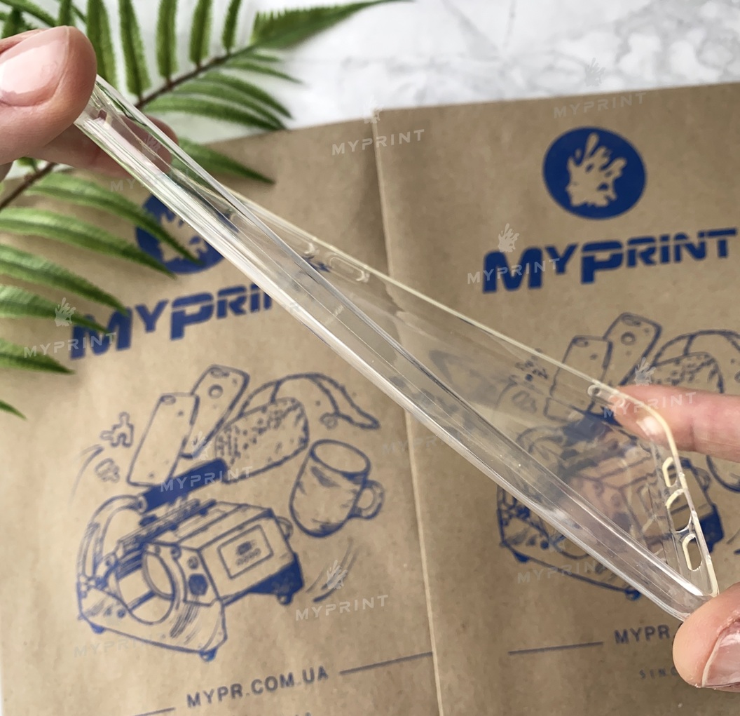 Чохол силіконовий для Xiaomi Mi Note 3 прозорий (5089) - фото 3 - Чохли для УФ друку