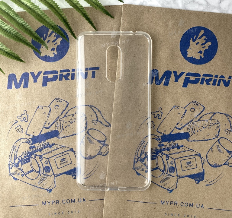 Transparent silicone case for Xiaomi Redmi 5 Plus (5121) 