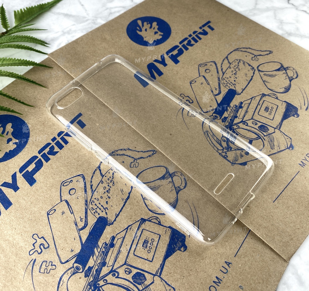 Чохол силіконовий для Xiaomi Redmi 6a прозорий (5129) - фото 2 - Чохли для УФ друку