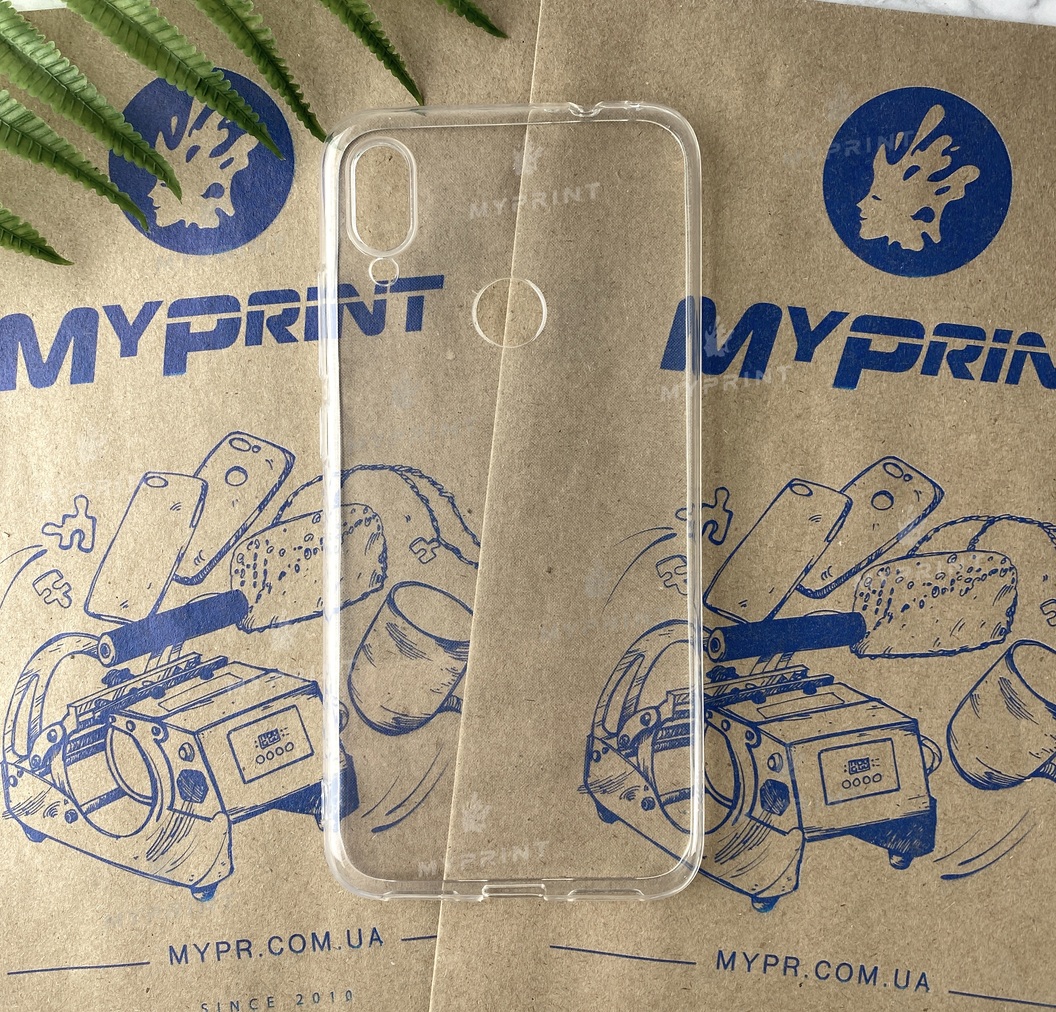 Чохол силіконовий для Xiaomi Redmi Note 7 прозорий (5147) - фото 1 - Чохли для УФ друку