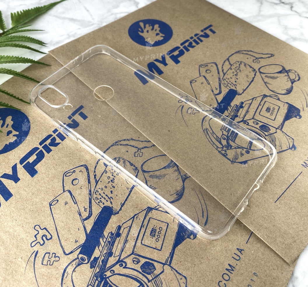 Чохол силіконовий для Xiaomi Redmi Note 7 прозорий (5147) - фото 2 - Чохли для УФ друку