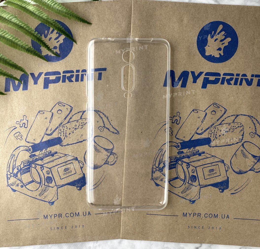 Silicone cover for Xiaomi MI9T (K20) is transparent (5521) - фото 1 Silicone cover for Xiaomi MI9T (K20) is transparent (5521) - фото 1 - Covers for UV printing