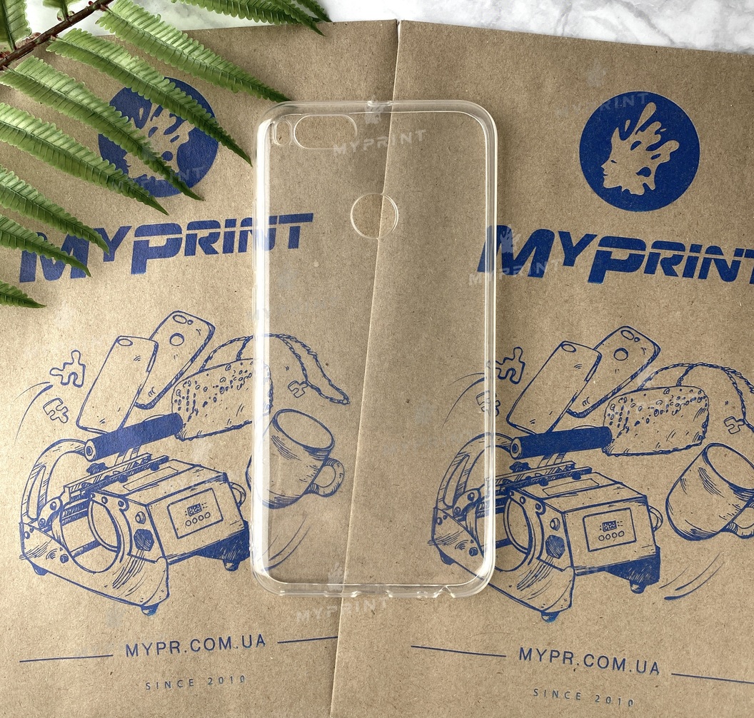Чехол силиконовый для Xiaomi MI A1 / MI 5X прозрачный (5071) - фото 1 Чехол силиконовый для Xiaomi MI A1 / MI 5X прозрачный (5071) - фото 1 - Чехлы для УФ печати