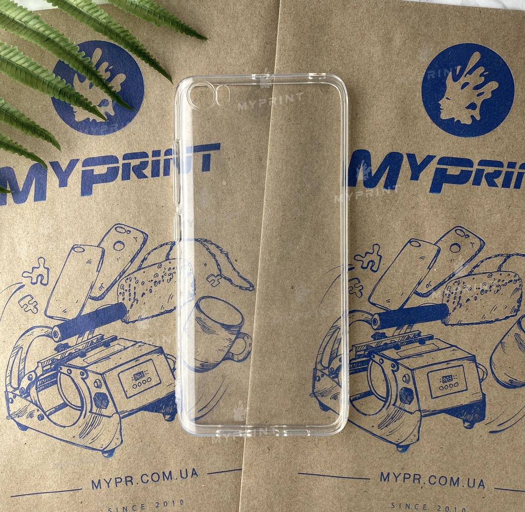 Чохол силіконовий для Xiaomi MI5 / MI5 Pro прозорий (5091) - фото 1 - Чохли для УФ друку