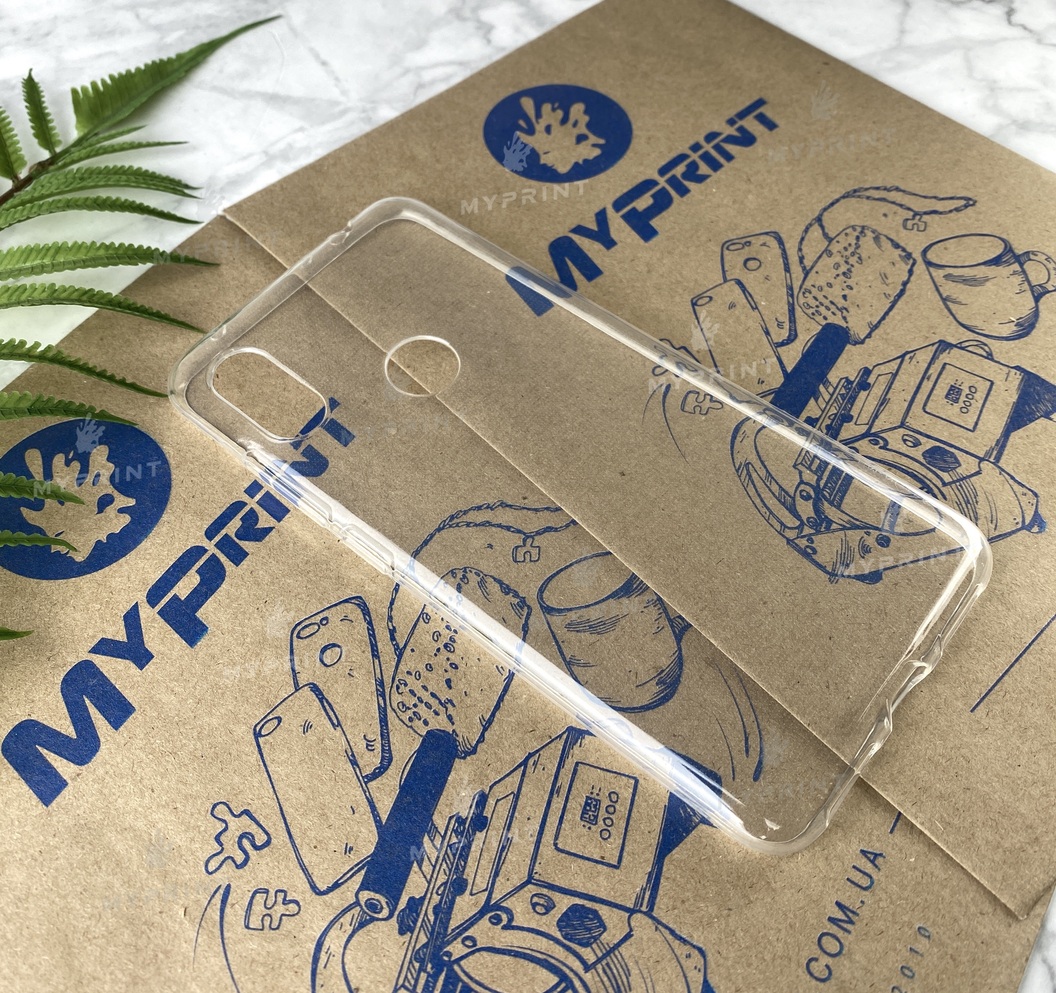 Чохол силіконовий для Xiaomi Redmi Note 6 Pro прозорий (5145) - фото 2 - Чохли для УФ друку