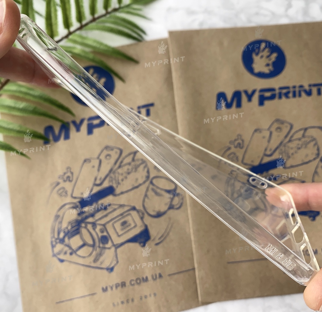 Чохол силіконовий для Xiaomi MI8 SE прозорий (5101) - фото 3 - Чохли для УФ друку