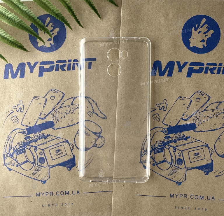 Чохол силіконовий для Xiaomi Redmi 4 прозорий (5115) 