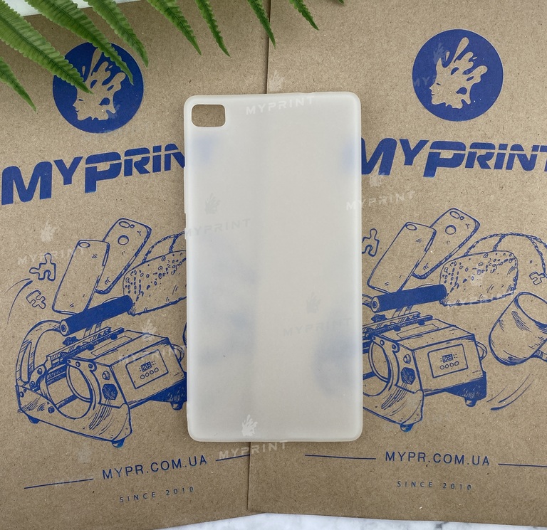 Чохол силіконовий для Huawei P8 білий (5820) 
