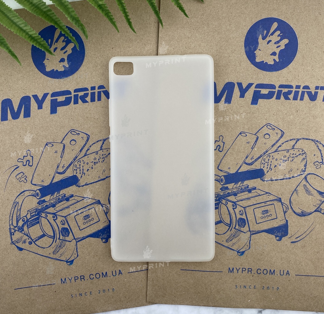 Чохол силіконовий для Huawei P8 білий (5820) - фото 1 Чохол силіконовий для Huawei P8 білий (5820) - фото 1 - Чохли для УФ друку
