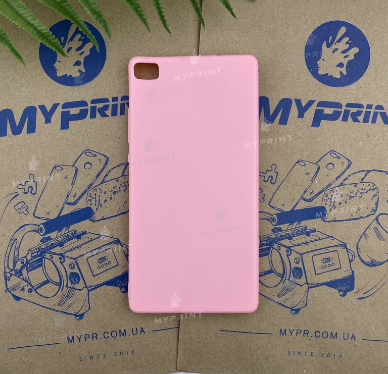 Чохол силіконовий для Huawei P8 рожевий (5822)  Чохол силіконовий для Huawei P8 рожевий (5822)