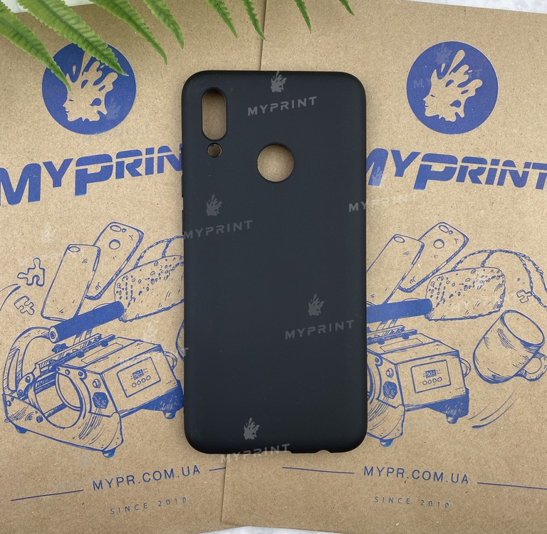 Чохол силіконовий для Huawei P Smart 2019 чорний (5684) 