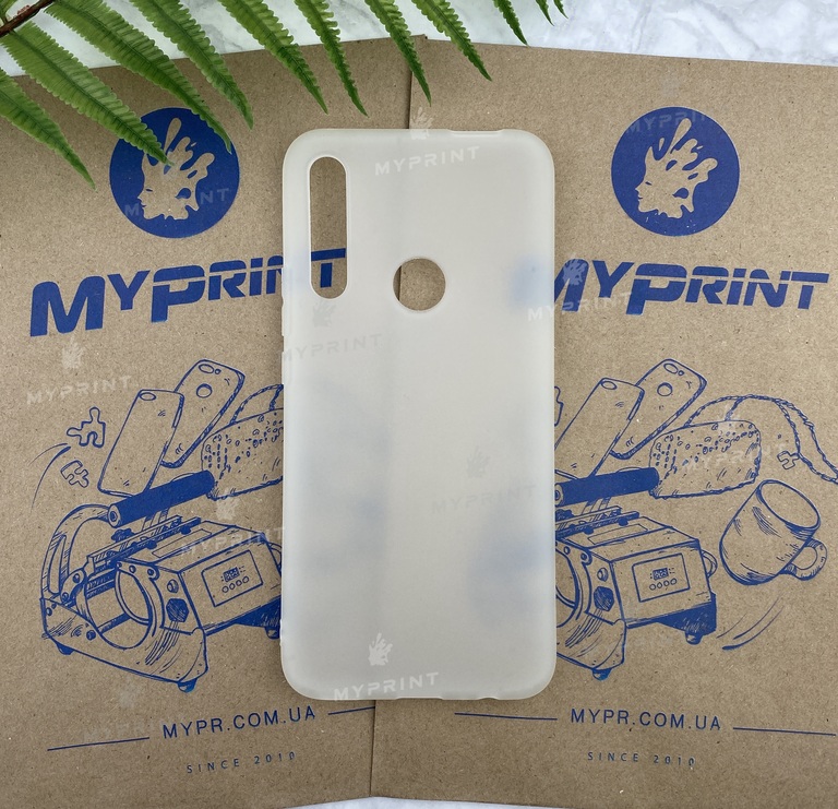 Чохол силіконовий для Huawei Y9 Prime (2019) / P Smart Z білий (5618) 