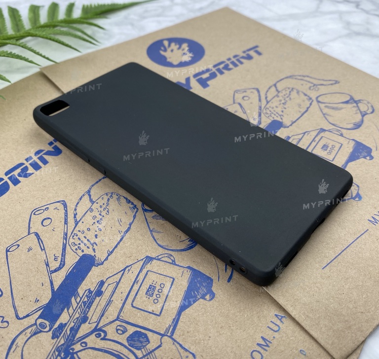 Чохол силіконовий для Huawei P8 чорний (5823) 