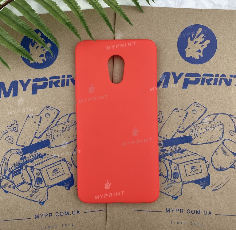 Чохол силіконовий для Meizu Pro 6 Plus червоний (5817) 