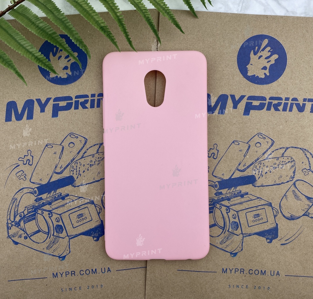 Чохол силіконовий для Meizu Pro 6 Plus рожевий (5818) - фото 1 - Чохли для УФ друку