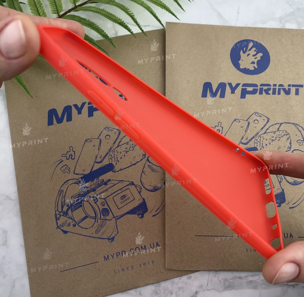 Чохол силіконовий для Meizu 15 Plus червоний (6016) - фото 3 - Чохли для УФ друку