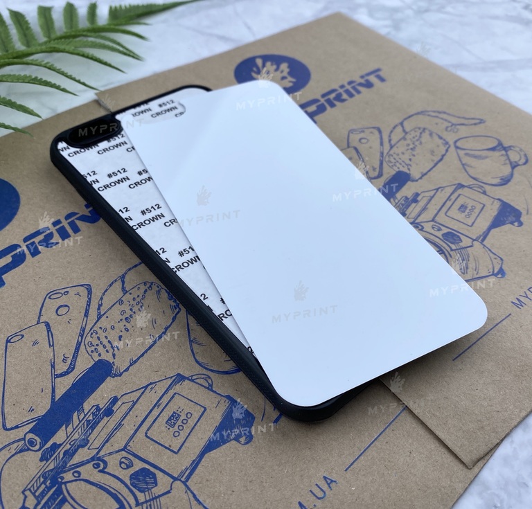 Чехол для сублимации 2D силиконовый (TPU) для iPhone 6 Plus/6S Plus Черный (3619)  Чехол для сублимации 2D силиконовый (TPU) для iPhone 6 Plus/6S Plus Черный (3619)