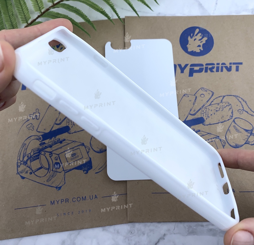 Чехол для сублимации 2D силиконовый (TPU) для iPhone 6 Plus/6S Plus Белый (3620) - фото 4 Чехол для сублимации 2D силиконовый (TPU) для iPhone 6 Plus/6S Plus Белый (3620) - фото 4 - Заготовки для сублимации