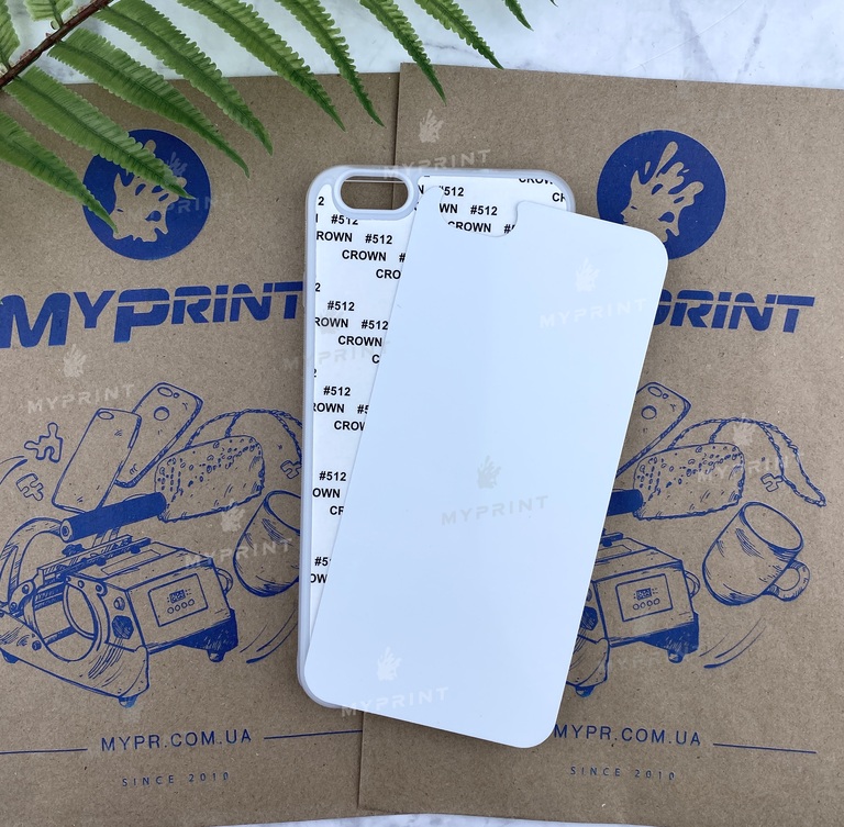 Чехол для сублимации 2D силиконовый (TPU) для iPhone 6 Plus/6S Plus Прозрачный (3621)  Чехол для сублимации 2D силиконовый (TPU) для iPhone 6 Plus/6S Plus Прозрачный (3621)