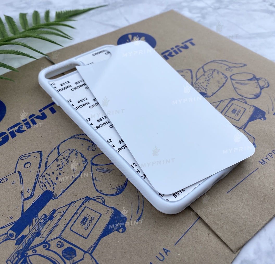 Чехол для сублимации 2D силиконовый (TPU) для iPhone 7 Plus/8 Plus Белый (3628) - фото 2 Чехол для сублимации 2D силиконовый (TPU) для iPhone 7 Plus/8 Plus Белый (3628) - фото 2 - Заготовки для сублимации